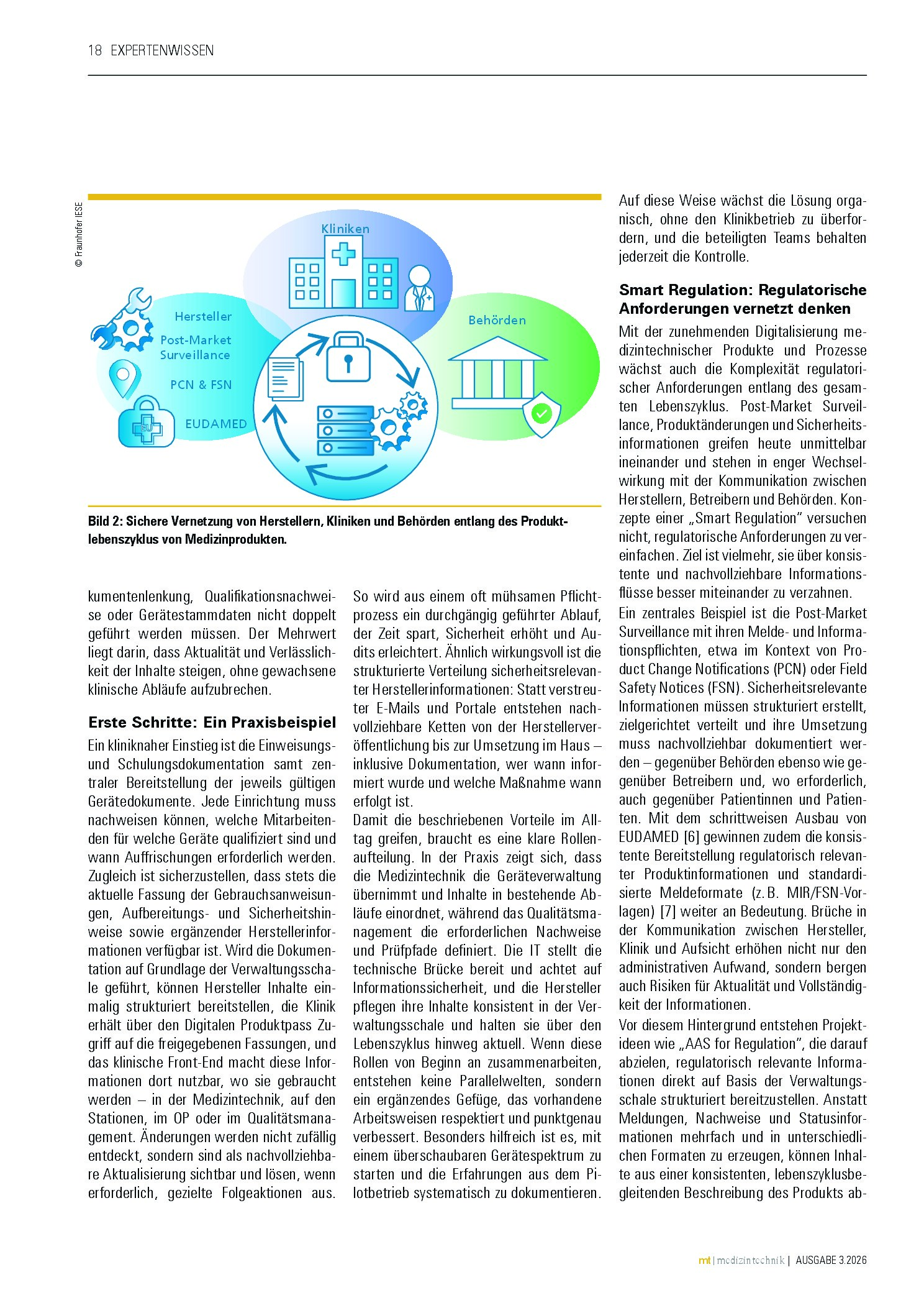 Vorschauseite 3: Industriestandard 4.0 in der Medizintechnik