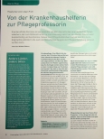 Vorschauseite 1: Von der Krankenhaus helferin zur Pflege professorin