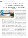 Vorschauseite 1: Schutz schwerbehinderter Menschen vor Benachteiligung wegen der (Schwer-)Behinderung bei Bewerbungen