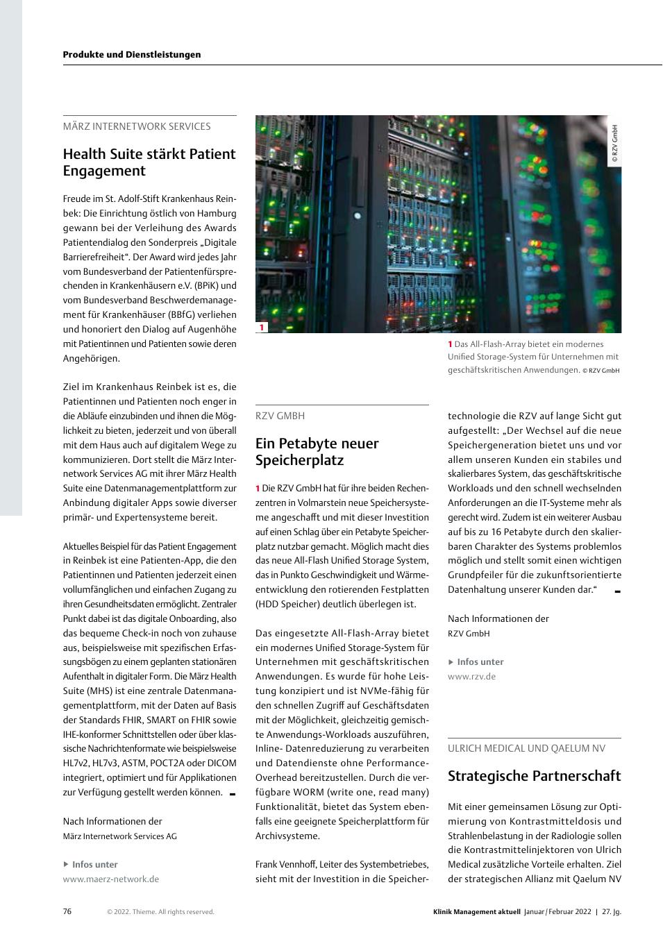 Vorschauseite 1: Produkte und Dienstleistungen