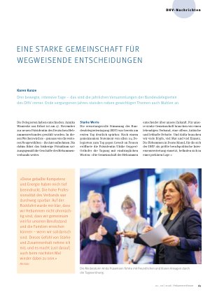 Vorschauseite 1: Eine starke Gemeinschaft für wegweisende Entscheidungen