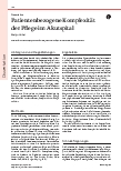 Vorschauseite 1: Patientenbezogene Komplexität der Pflege im Akutspital
