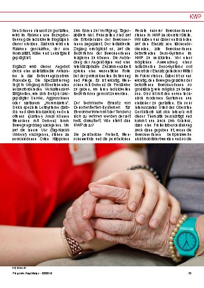 Vorschauseite 4: „Hilfe bei Demenz“ Interview mit Mag. a Gabriele Graumann