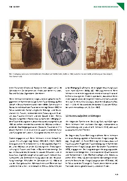 Vorschauseite 2: Die „vergessene Tochter“ des Deutschen Vereins: Henni Lehmann (1862 – 1937)