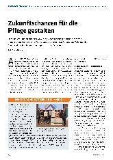 Vorschauseite 1: Zukunftschancen für die Pflege gestalten