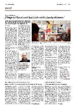 Vorschauseite 1: Pflege ist Kunst und lässt sich nicht standardisieren.