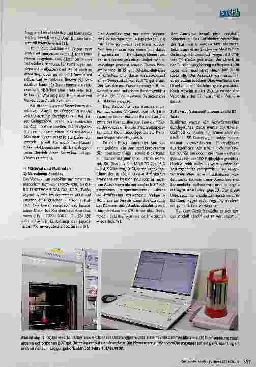 Vorschauseite 2: Die Erprobung eines elektronischen Bowie-Dick-Test-Datenloggers bei der Jahreswartung eines Vorvakuum-Autoklaven