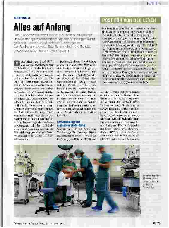 Vorschauseite 1: Alles auf Anfang