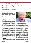 Vorschauseite 1: Gewalt: Wie kann die Institution betroffenen Pflegenden Rückhalt bieten?