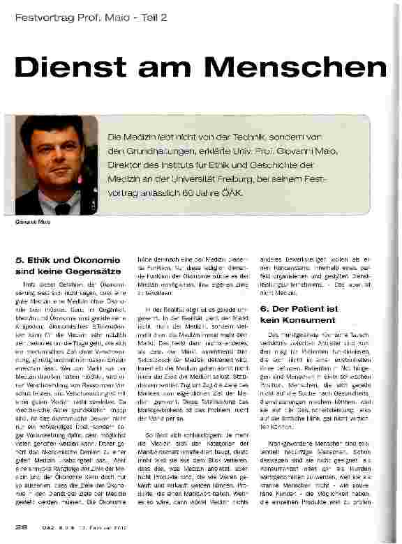 Vorschauseite 1: Dienst am Menschen oder Kundendienst?
