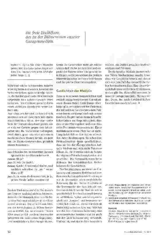 Vorschauseite 3: Der Erzählraum einer Hausarztpraxis