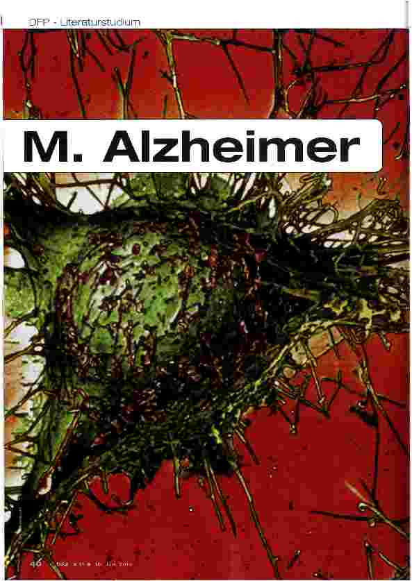 Vorschauseite 1: M. Alzheimer