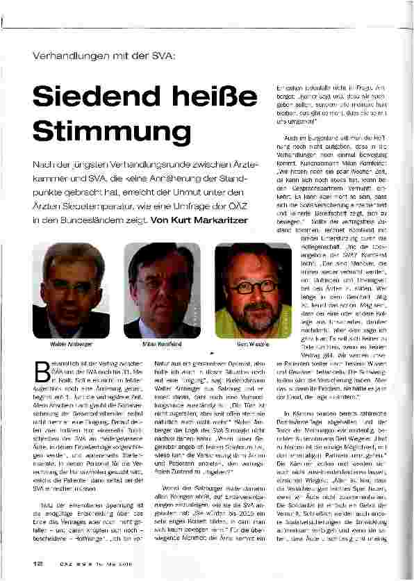 Vorschauseite 1: Siedend heiße Stimmung