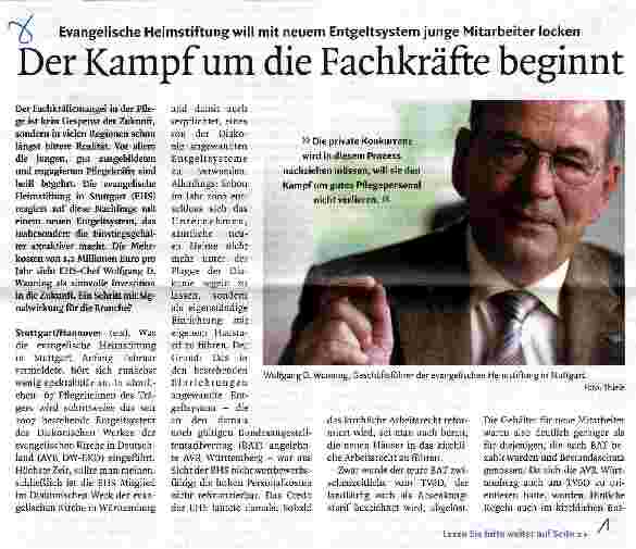Vorschauseite 1: Der Kampf um die Fachkräfte beginnt