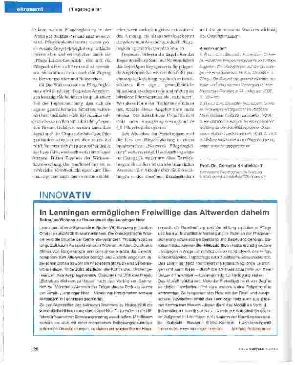 Vorschauseite 3: Gesprächspartner mit Sachkompetenz