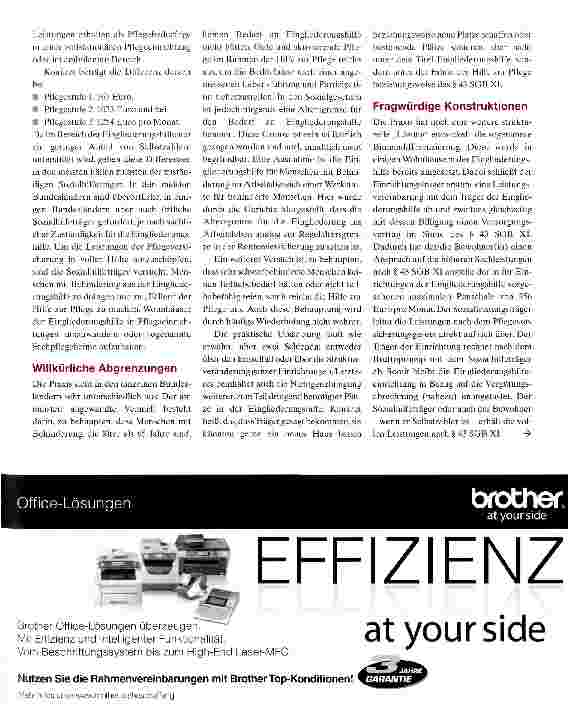 Vorschauseite 2: Stiefkind Eingliederungshilfe
