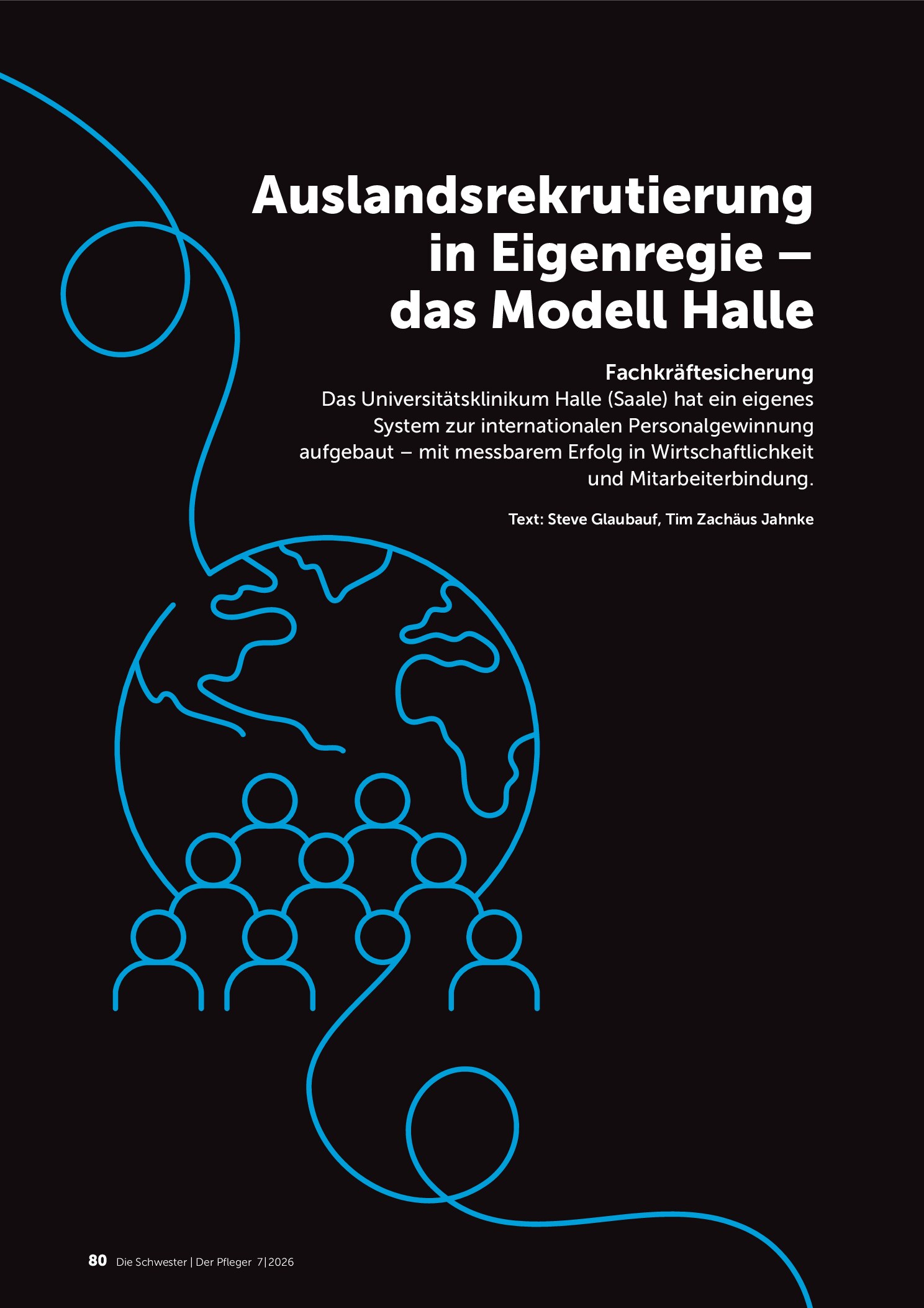 Vorschauseite 1: Auslandsrekrutierung in Eigenregie – das Modell Halle