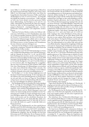 Vorschauseite 2: Beweisanforderungen bei Testierunfähigkeit