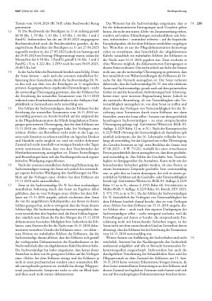 Vorschauseite 3: Beweisanforderungen bei Testierunfähigkeit