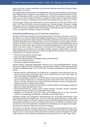 Vorschauseite 3: Arbeitsflexibilisierung im Schichtbetrieb Auswirkungen des 12-Stunden-Schichtdienstes auf die Work-Life-Kohärenz von Pflegepersonal