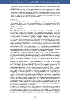 Vorschauseite 6: Arbeitsflexibilisierung im Schichtbetrieb Auswirkungen des 12-Stunden-Schichtdienstes auf die Work-Life-Kohärenz von Pflegepersonal