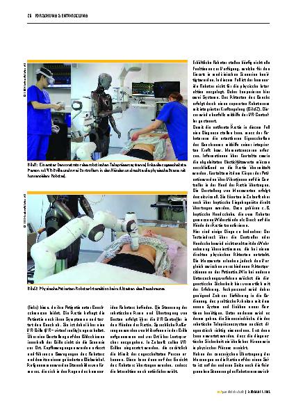 Vorschauseite 2: Versorgung mit einem robotischen Telepräsenzsystem