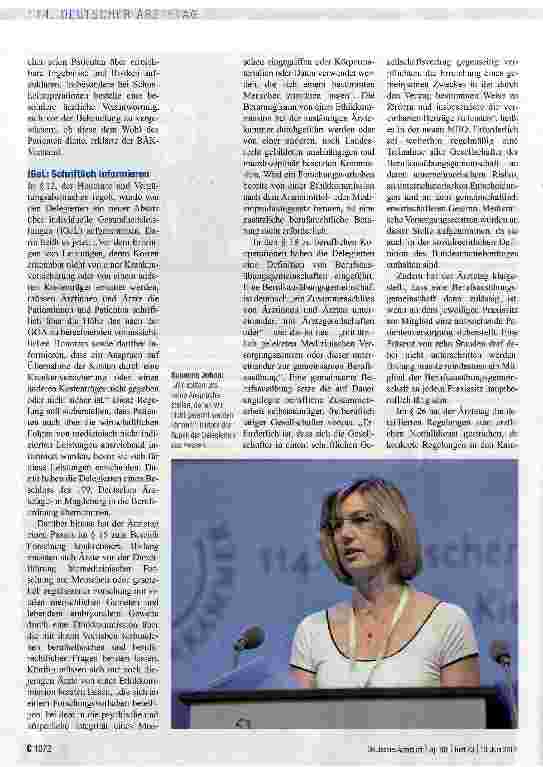 Vorschauseite 3: Ärztliche Unabhängigkeit gestärkt