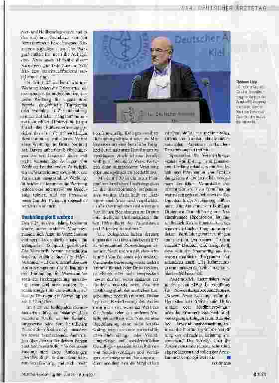 Vorschauseite 4: Ärztliche Unabhängigkeit gestärkt