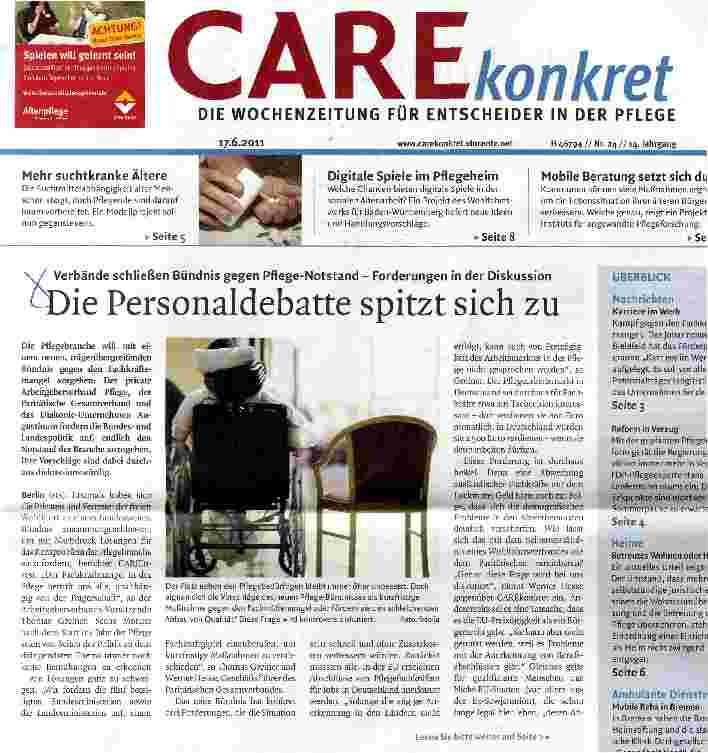 Vorschauseite 1: Die Personaldebatte spitzt sich zu