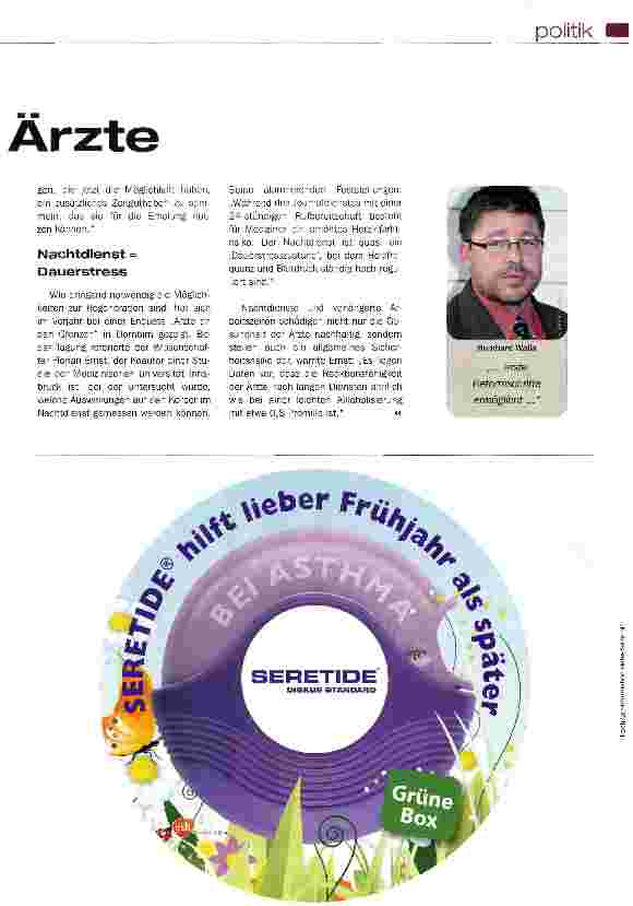Vorschauseite 2: Entlastung für ältere Ärzte