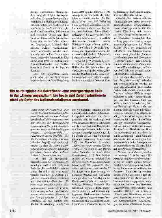 Vorschauseite 2: „Trag ich bis ans Lebensende dieses Mahnmal, eine Gezeichnete