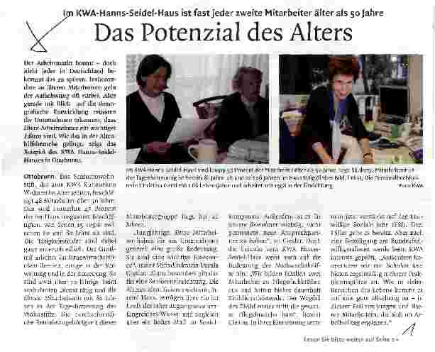 Vorschauseite 1: Das Potenzial des Alters