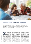 Vorschauseite 1: Menschen müssen spielen.
