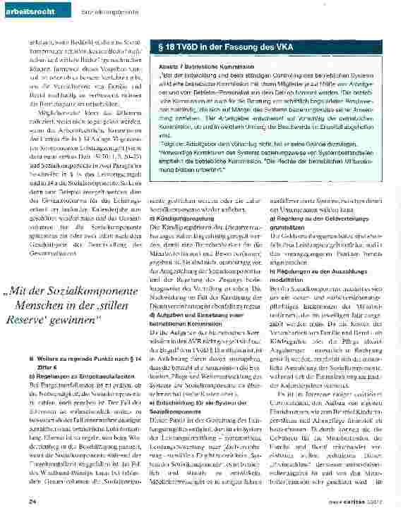 Vorschauseite 3: Die Sozialkomponente fördert Familie und Beruf