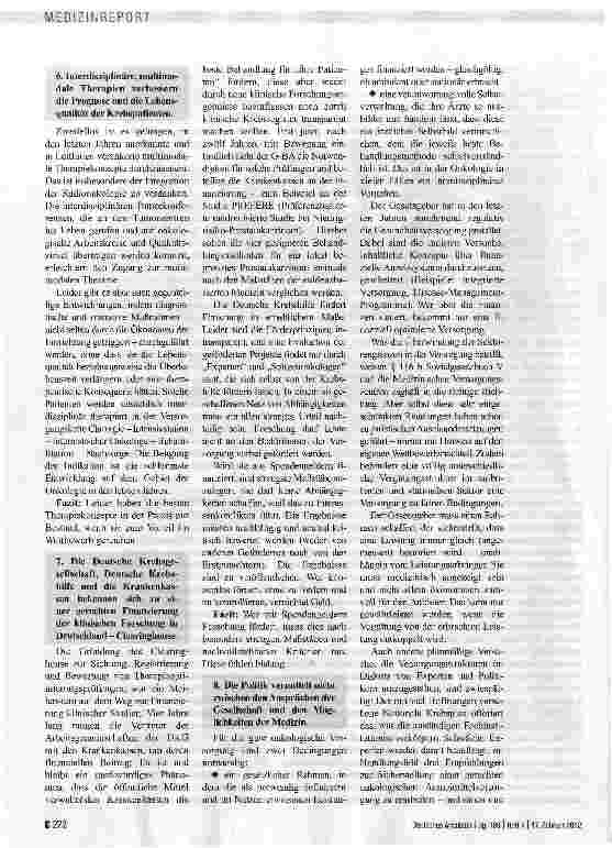 Vorschauseite 3: Wurden Chancen vertan?