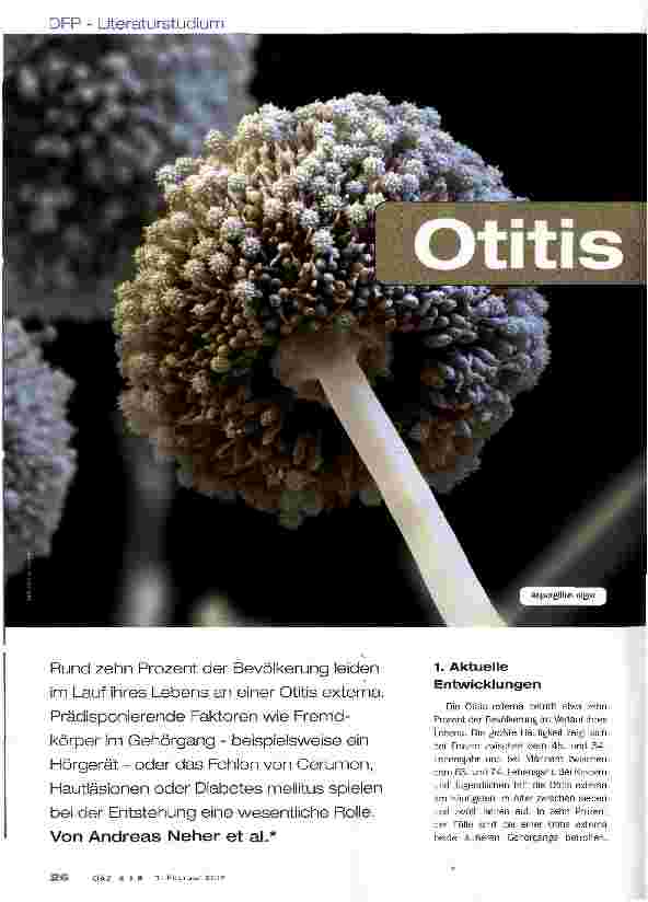 Vorschauseite 1: Otitis externa