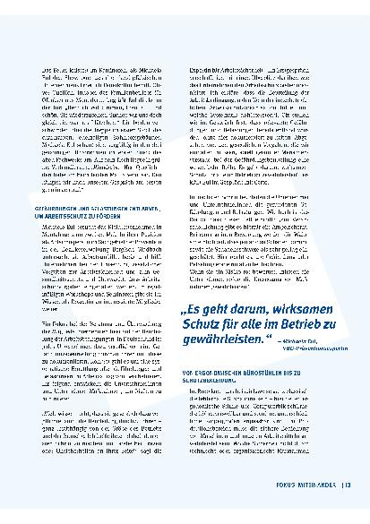 Vorschauseite 2: Gefährdungsbeurteilung in Kleinunternehmen: Arbeitssicherheit schafft Vertrauen