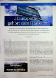 Vorschauseite 1: "Hausapotheke gehört zum Hausarzt"