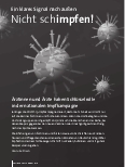 Vorschauseite 1: Ärztinnen und Ärzte haben Schlüsselrolle in der nationalen Impfkampagne.