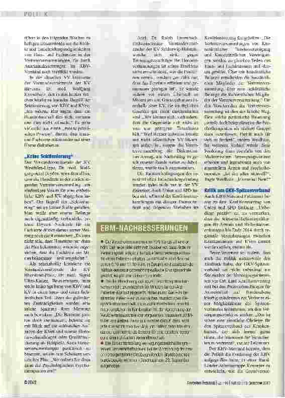 Vorschauseite 2: Die Differenzen bestehen fort