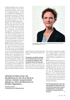 Vorschauseite 2: «Wer sich zugehörig fühlt, engagiert sich auch»