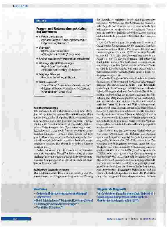 Vorschauseite 4: Degenerative lumbale Spinalkanalstenose im höheren Lebensalter