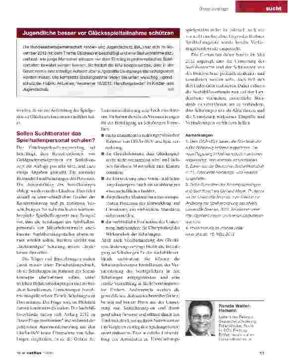 Vorschauseite 3: Glücksspiel: (K)ein Markt wie jeder andere