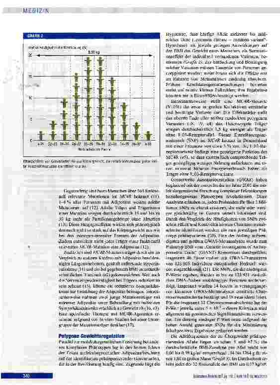 Vorschauseite 3: Molekulargenetische Aspekte der Körpergewichtsregulation