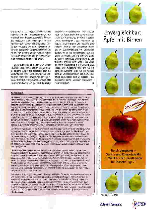 Vorschauseite 2: Zankapfel Medicaid