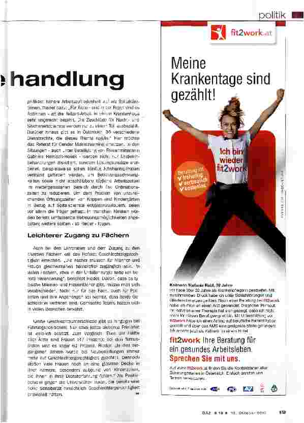 Vorschauseite 2: Gegen die Ungleichbehandlung