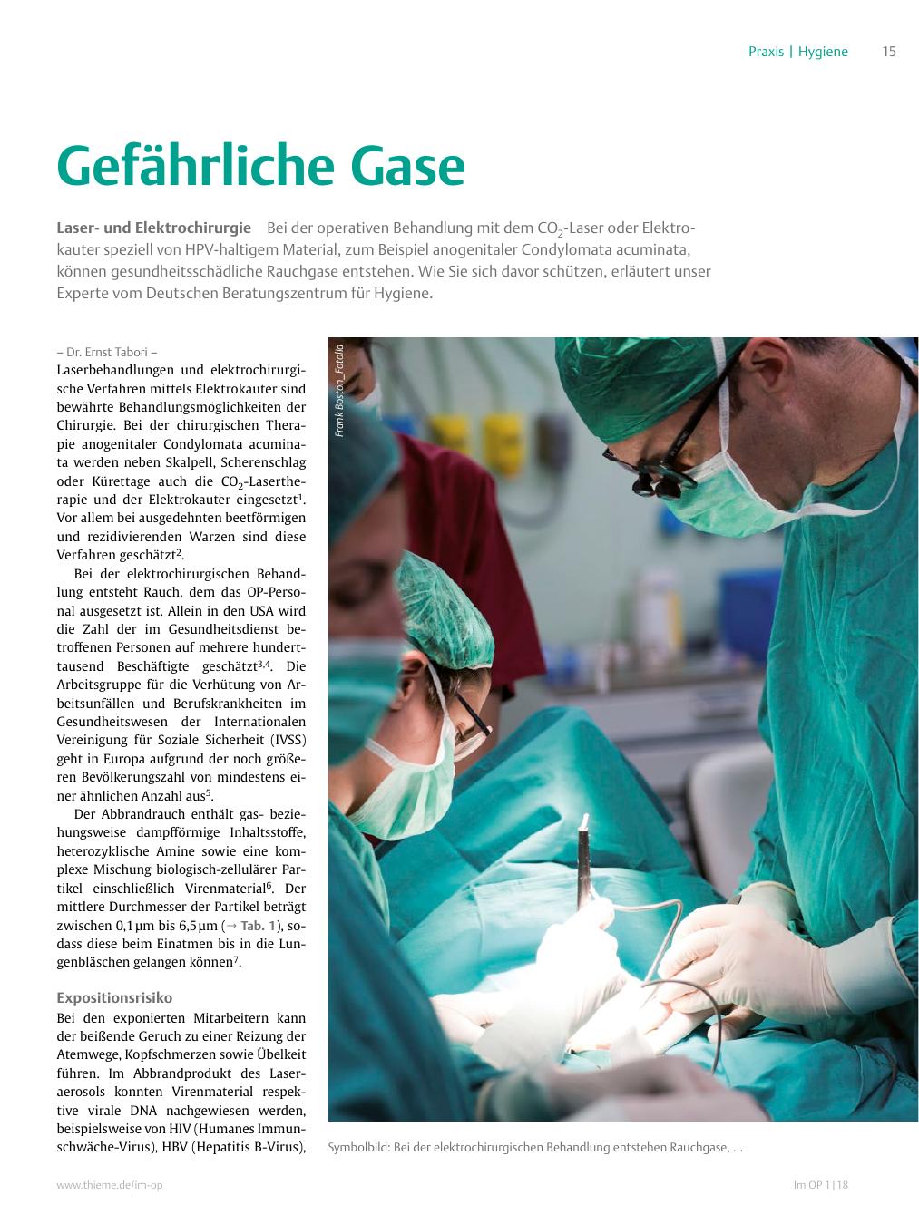 Vorschauseite 1: Gefährliche Gase