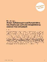 Vorschauseite 1: Rechte, Erfahrungen und Perspektiven von Frauen mit Lernschwierigkeiten im Kontext von Gesundheit