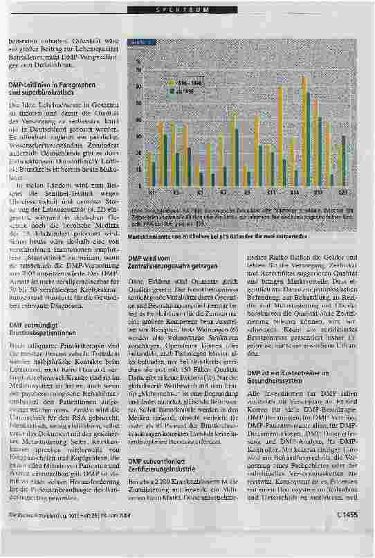 Vorschauseite 6: Zur DiskussionDisease-Management-Programm BrustkrebsVersorgungsrealität, Konzeptkritik und Perspektiven