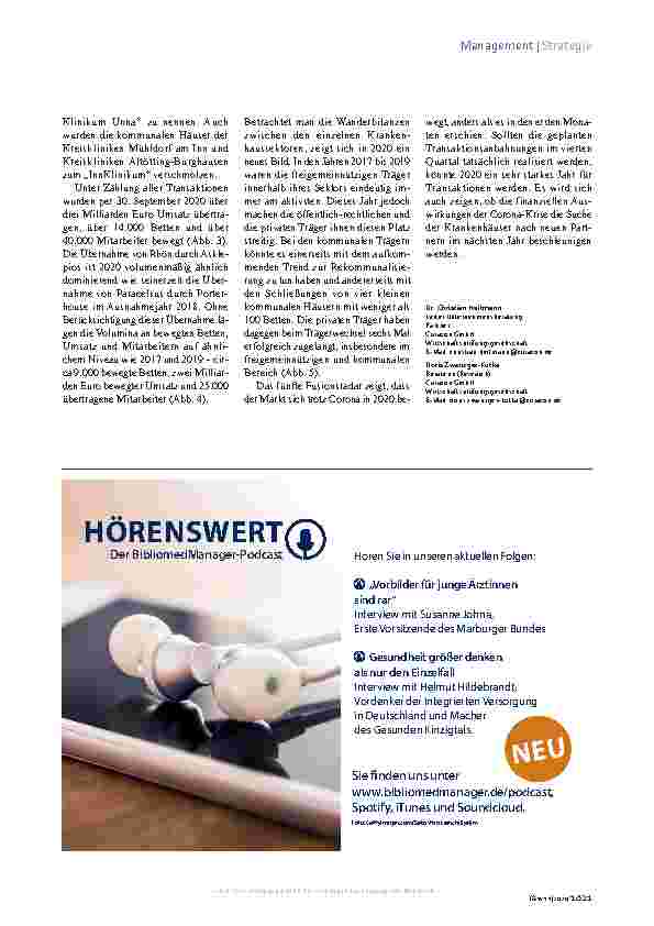 Vorschauseite 4: F&W-Curacon-Fusionsradar: Das große Erwachen